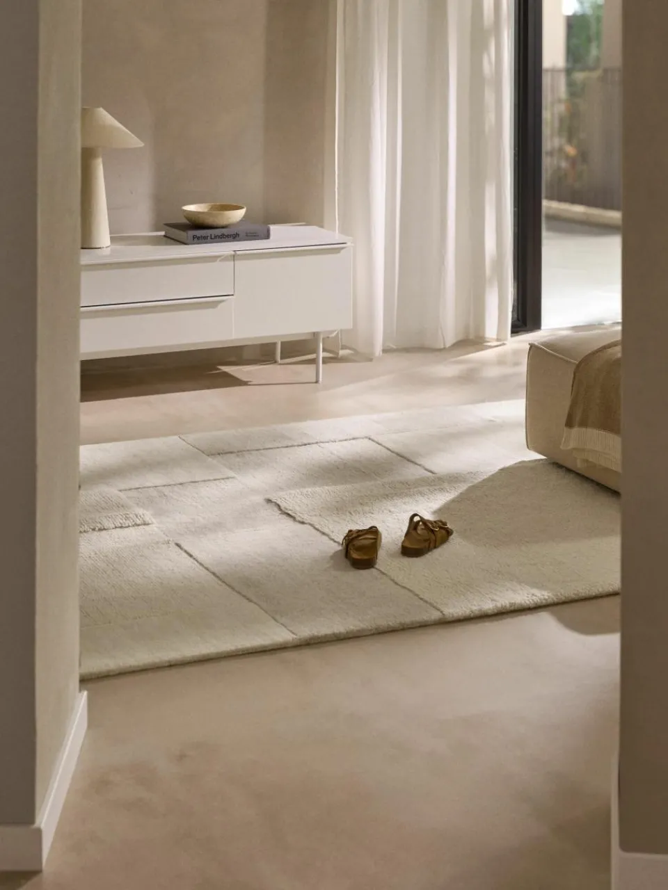 Handgetuft hoogpolig vloerkleed Titus^Westwing Collection Best
