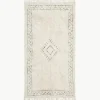 Handgetuft katoenen vloerkleed Fionn met franjes^Westwing Collection Best