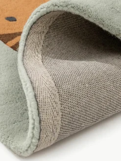 Handgetuft kindervloerkleed Savannah van wol^Benuta Hot