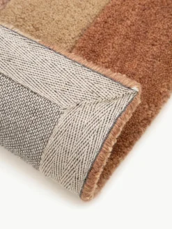 Handgetuft kindervloerkleed Rainbow van wol met franjes^Benuta New