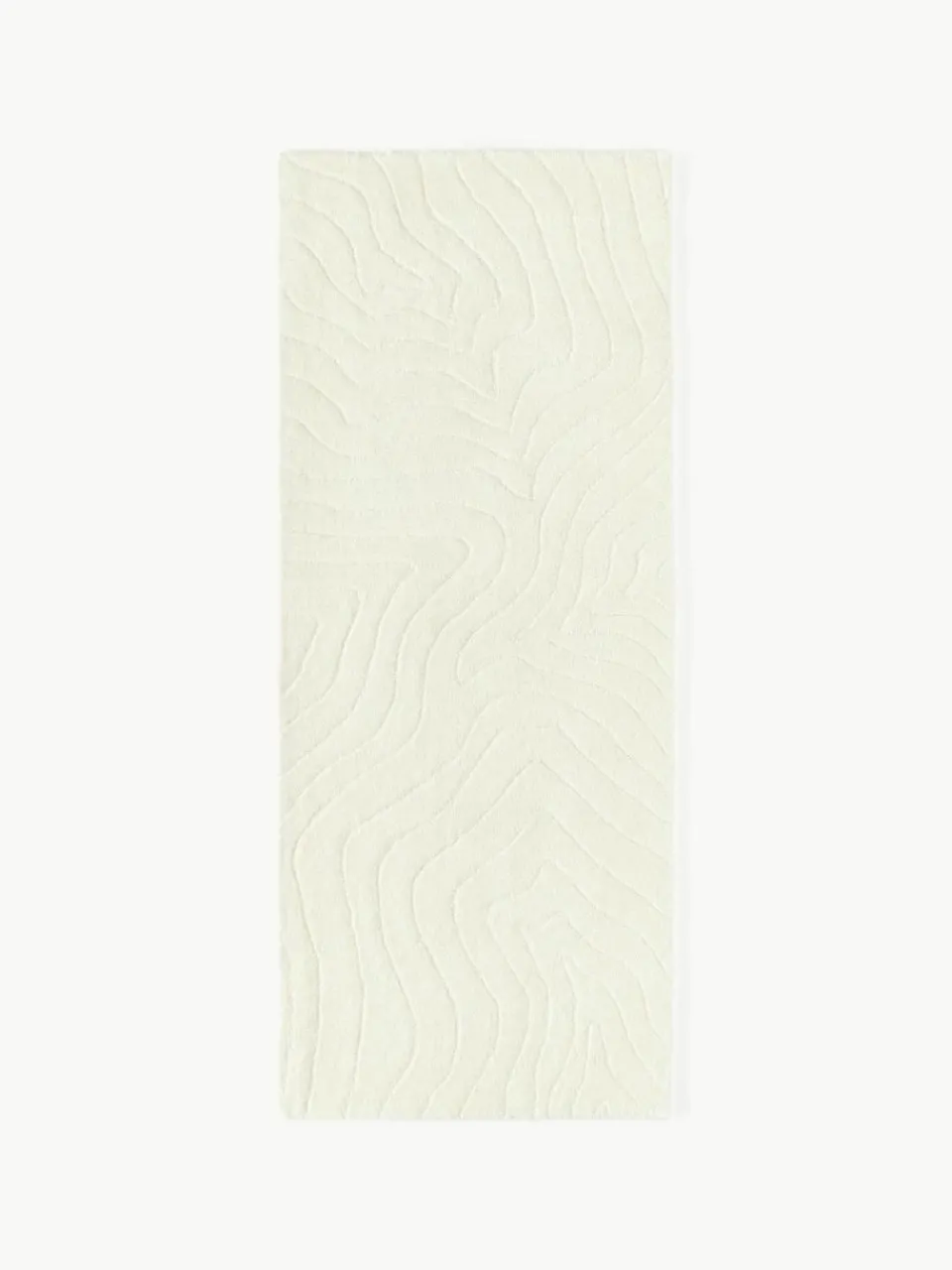 Handgetuft wollen loper Aaron^Westwing Collection Best