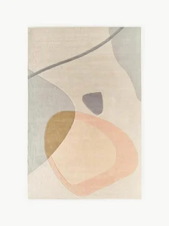 Handgetuft wollen vloerkleed Luke met abstract patroon^Westwing Collection Discount