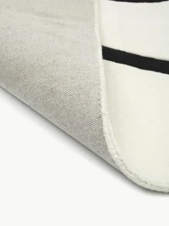 Handgetuft wollen vloerkleed Line met One Line tekening^Westwing Collection Outlet