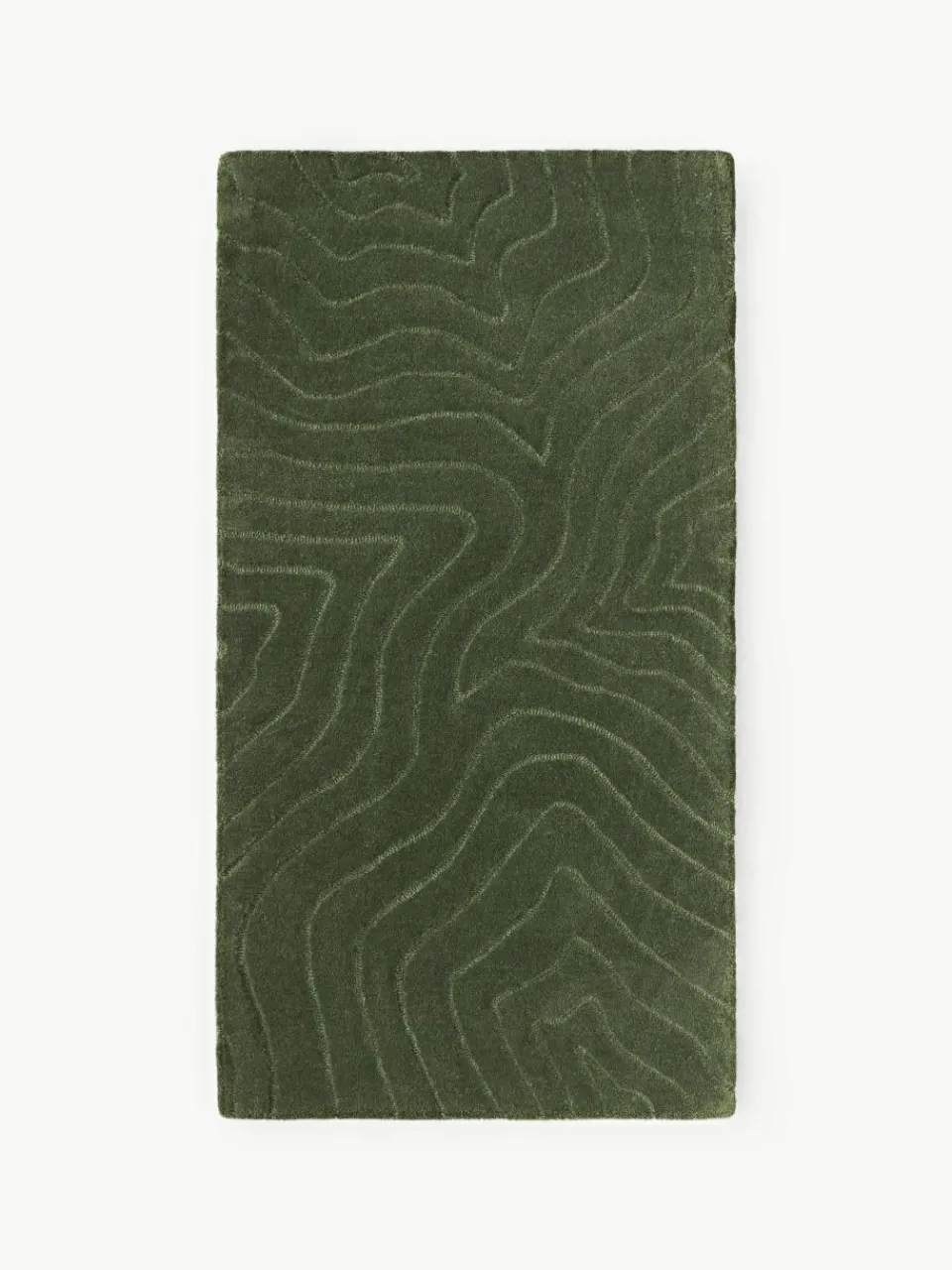 Handgetuft wollen vloerkleed Aaron^Westwing Collection Online