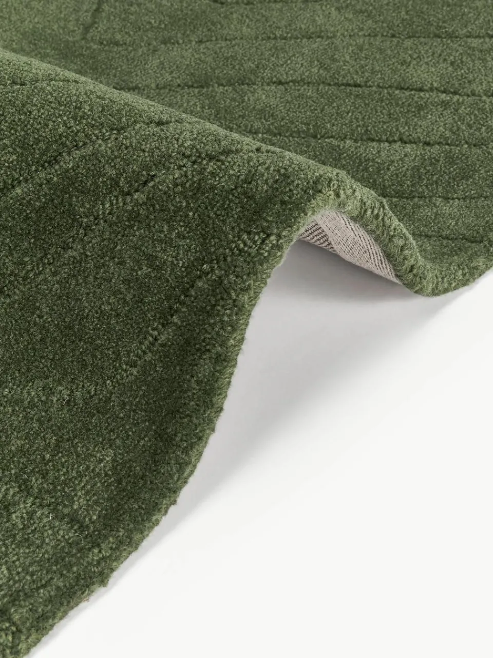 Handgetuft wollen vloerkleed Aaron^Westwing Collection Online