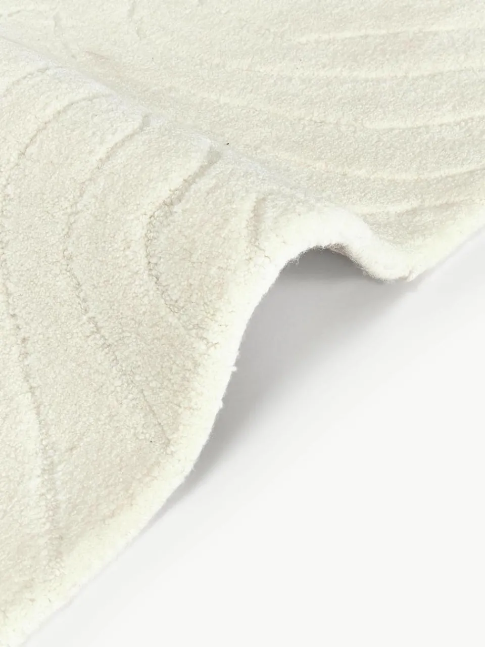 Handgetuft wollen vloerkleed Aaron^Westwing Collection Hot