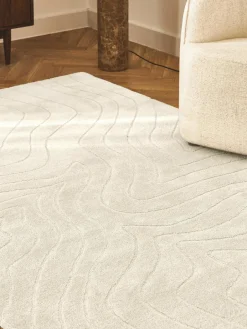 Handgetuft wollen vloerkleed Aaron^Westwing Collection Hot