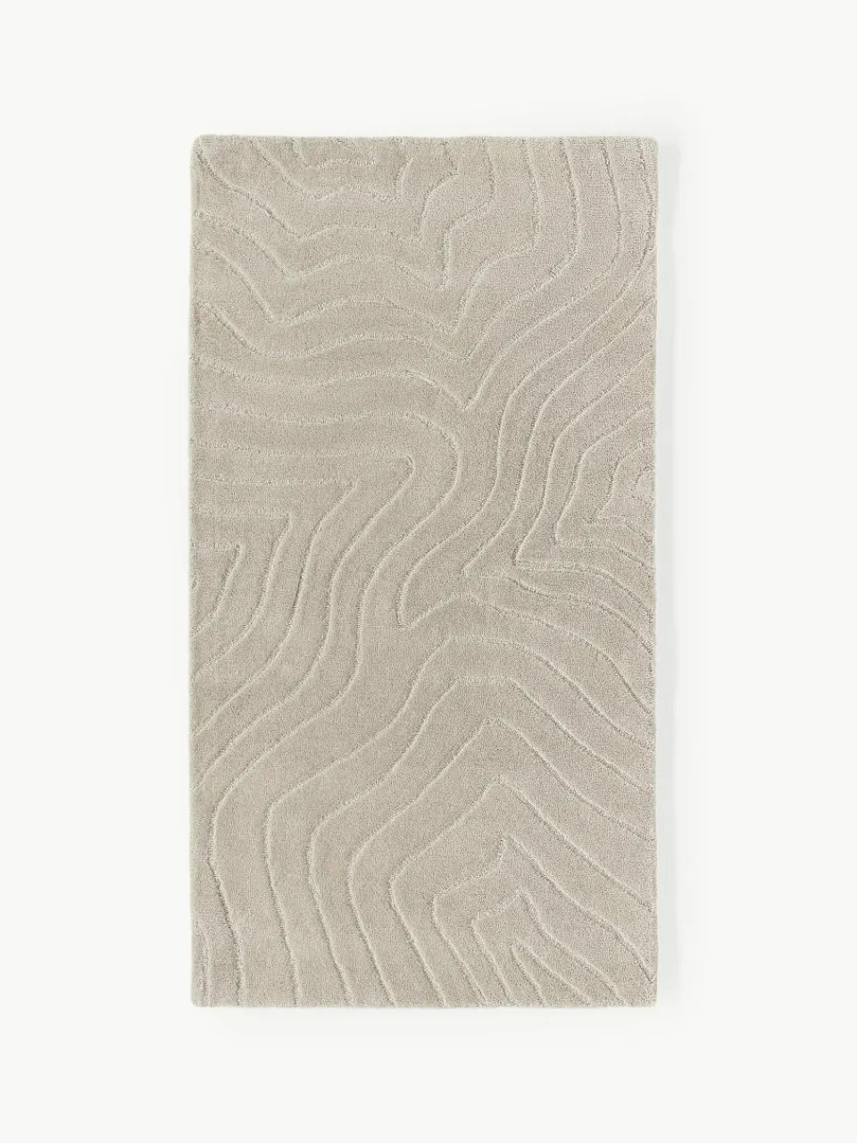 Handgetuft wollen vloerkleed Aaron^Westwing Collection New