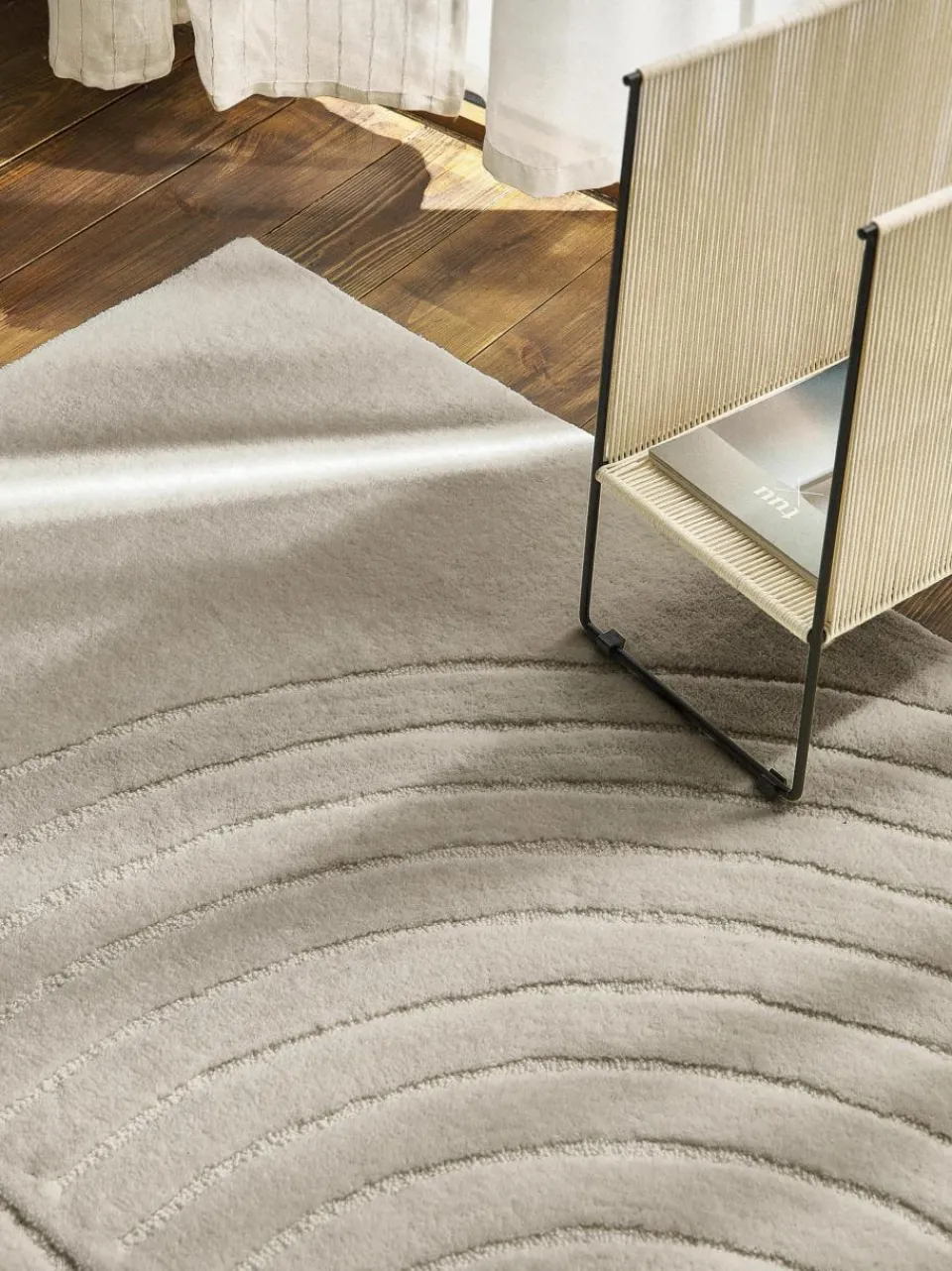 Handgetuft wollen vloerkleed Mason^Westwing Collection Fashion
