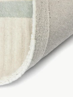 Handgetuft wollen vloerkleed Pierre met hoog-laag structuur^Westwing Collection New