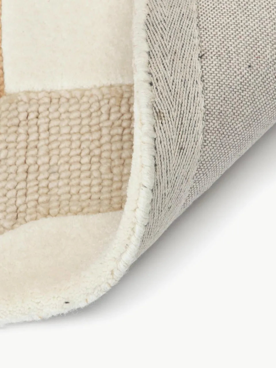 Handgetuft wollen vloerkleed Corin met hoog-laag structuur^Westwing Collection Hot