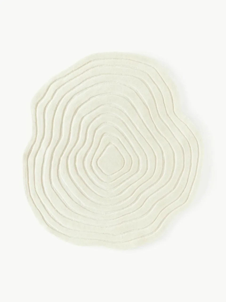 Handgetuft wollen vloerkleed Niria in organische vorm^Westwing Collection Outlet