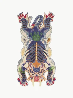 Handgetuft wollen vloerkleed Dragon^Bongusta Best