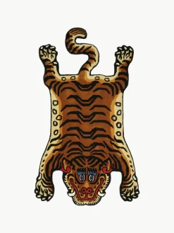 Handgetuft wollen vloerkleed Tiger^Bongusta Clearance