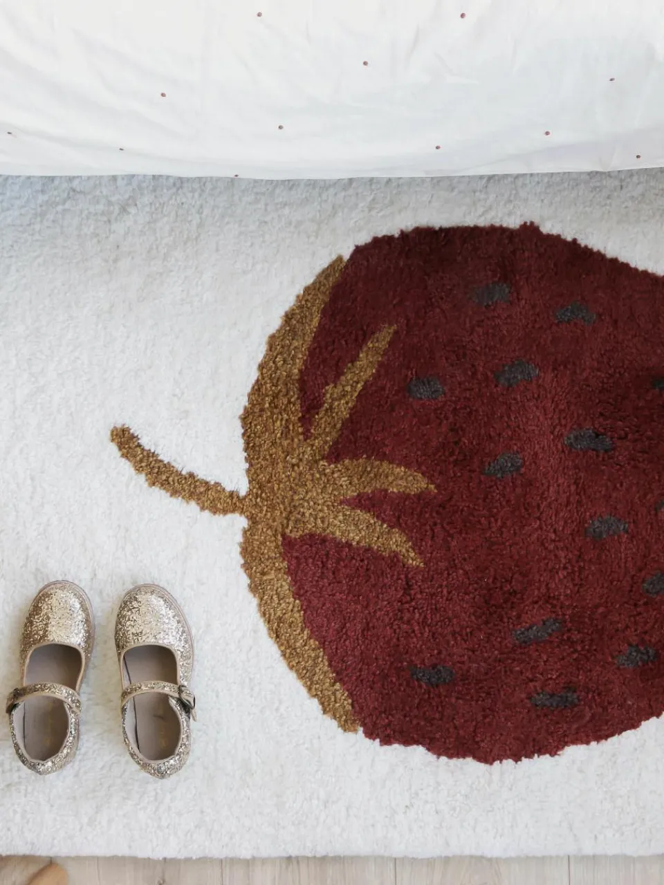Handgetuft wollen vloerkleed Fruiticana^ferm LIVING Kids Outlet
