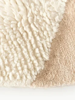 Handgetuft wollen vloerkleed Silas met hoog-laag structuur^Westwing Collection Clearance