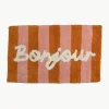 Handgetufte badmat Bonjour van katoen^Westwing Hot