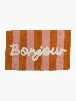 Handgetufte badmat Bonjour van katoen^Westwing Hot