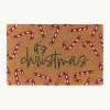 Handgetufte deurmat Anuka met kerstpatroon^Westwing Collection Sale