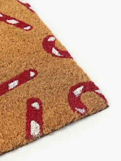 Handgetufte deurmat Anuka met kerstpatroon^Westwing Collection Sale