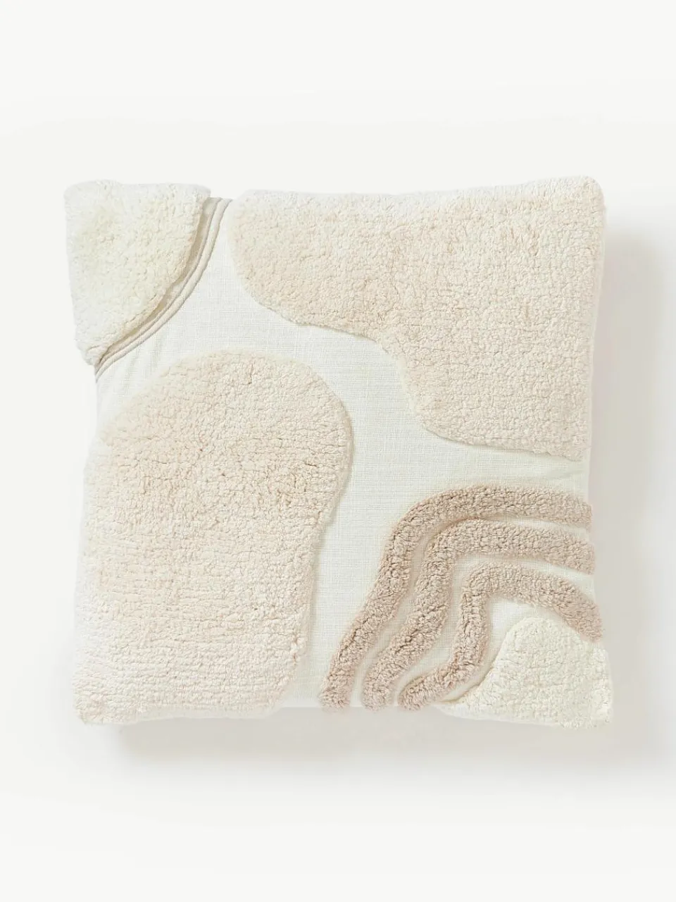Handgetufte kussenhoes Coraline met decoraties^Westwing Collection Hot
