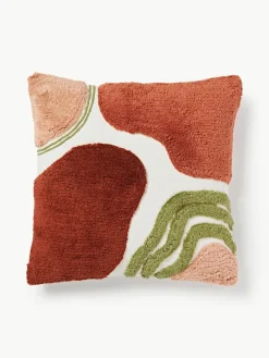 Handgetufte kussenhoes Coraline met decoraties^Westwing Collection Online