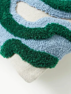 Handgetufte kussenhoes Jiri met decoratie^Westwing Collection Clearance