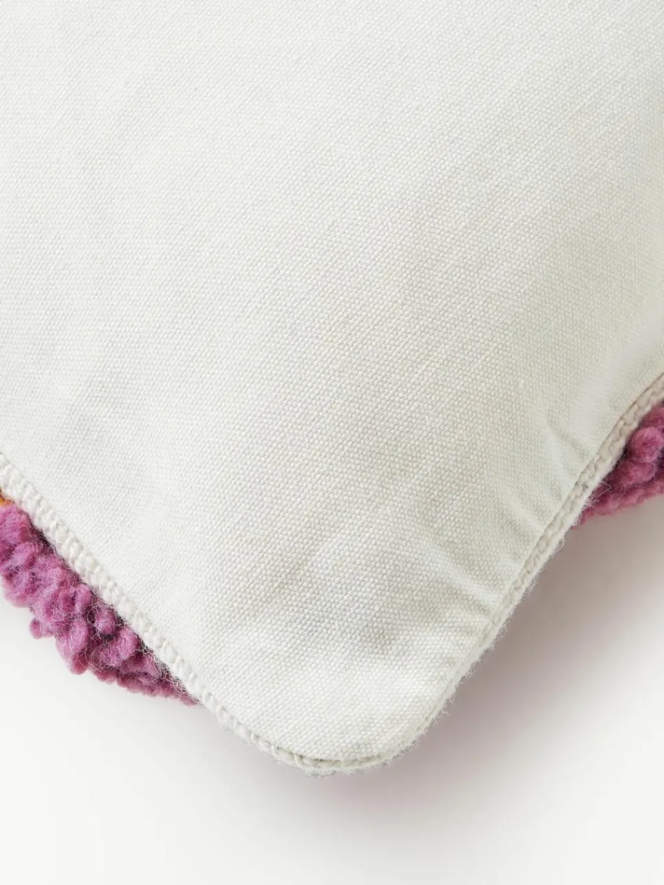 Handgetufte kussenhoes Jiri met decoratie^Westwing Collection Online