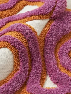 Handgetufte kussenhoes Jiri met decoratie^Westwing Collection Online