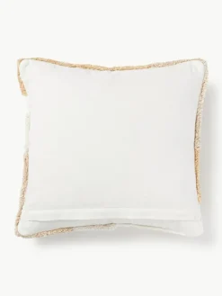 Handgetufte kussenhoes Malu met decoraties^Westwing Collection Fashion