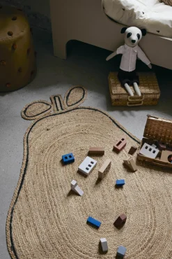 Handgevlochten jute vloerkleed Pear^ferm LIVING Kids Best