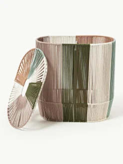 Handgeweven dubbele wasmand Gabe van touw^Westwing Collection Outlet