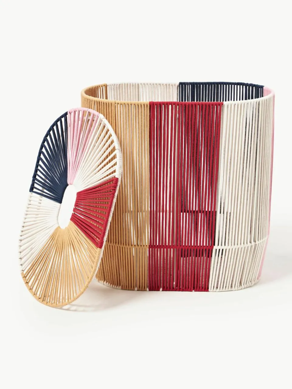 Handgeweven dubbele wasmand Gabe van touw^Westwing Collection Sale