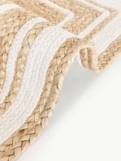 Handgeweven jute deurmat Clover^Westwing Collection Discount