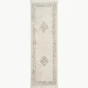 Handgeweven katoenen loper Fionn met franjes^Westwing Collection Clearance