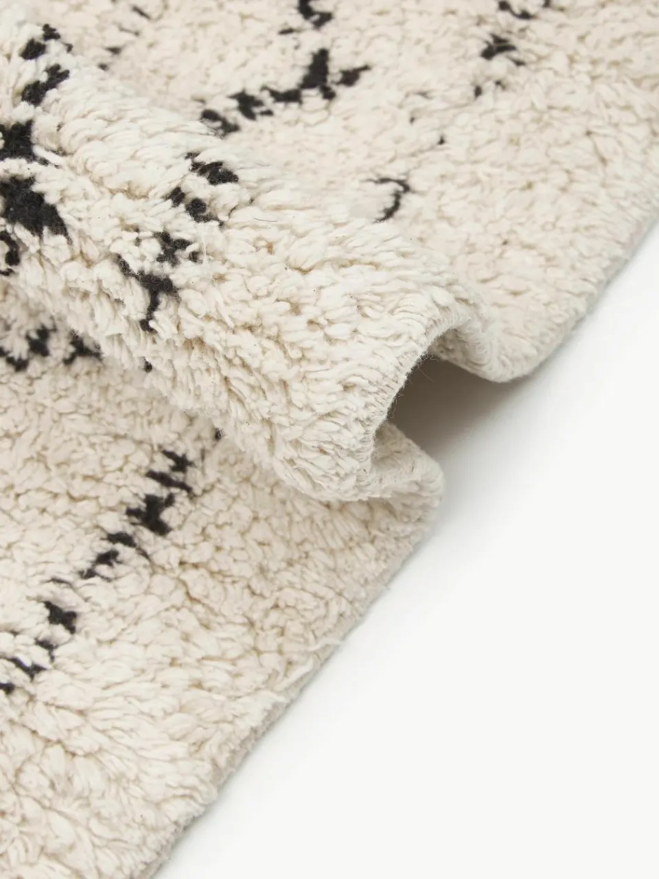 Handgeweven katoenen loper Fionn met franjes^Westwing Collection Clearance