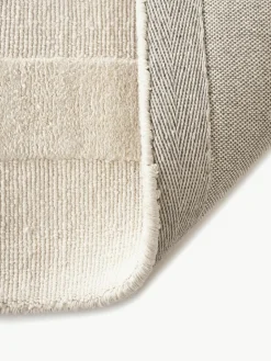 Handgeweven katoenen vloerkleed Dania met hoog-laag structuur^Westwing Collection New