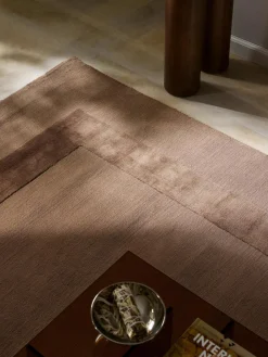Handgeweven katoenen vloerkleed Dania met hoog-laag structuur^Westwing Collection Fashion