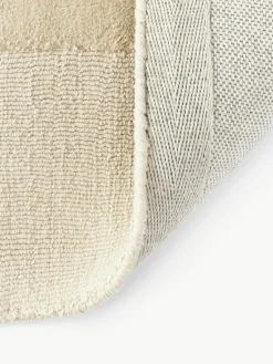 Handgeweven katoenen vloerkleed Dania met hoog-laag structuur^Westwing Collection Fashion