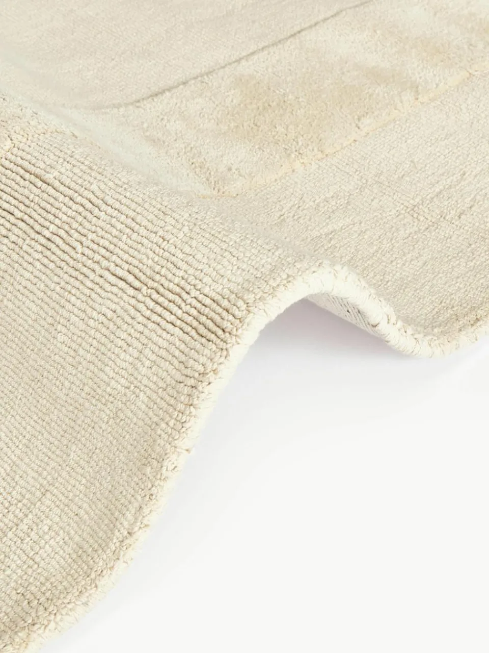 Handgeweven katoenen vloerkleed Dania met hoog-laag structuur^Westwing Collection Fashion