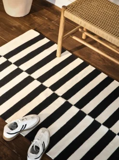 Handgeweven Kelim loper Donna met strepen^Westwing Collection Best