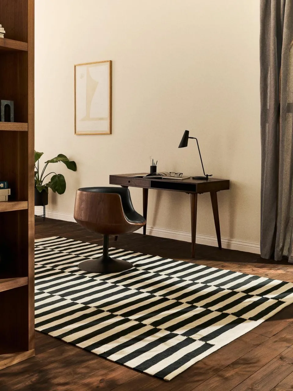 Handgeweven Kelim vloerkleed Donna met strepen^Westwing Collection Discount