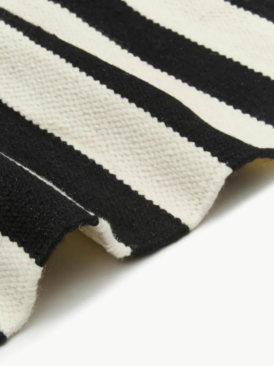 Handgeweven Kelim vloerkleed Donna met strepen^Westwing Collection Discount