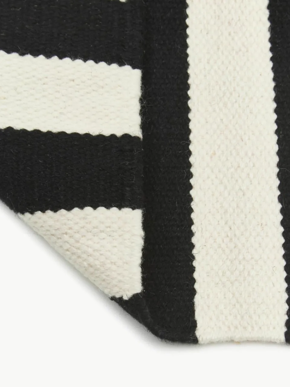 Handgeweven Kelim vloerkleed Donna met strepen^Westwing Collection Discount