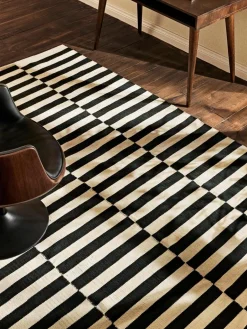 Handgeweven Kelim vloerkleed Donna met strepen^Westwing Collection Discount