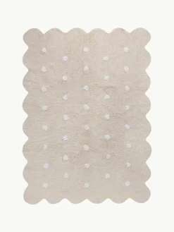 Handgeweven kindervloerkleed Biscuit, wasbaar^Lorena Canals Online