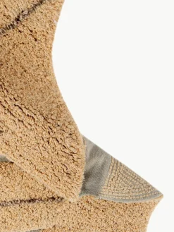 Handgeweven kindervloerkleed Monstera met hoog-laag effect, wasbaar^Lorena Canals Online