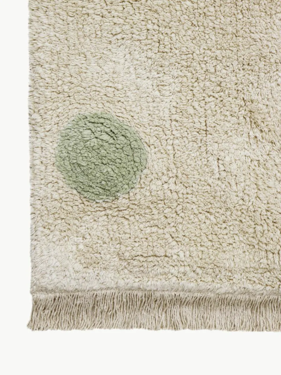 Handgeweven kindervloerkleed Hippy Dots, wasbaar^Lorena Canals Hot