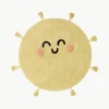 Handgeweven kindervloerkleed You're My Sunshine met kwastjes, wasbaar^Lorena Canals Fashion