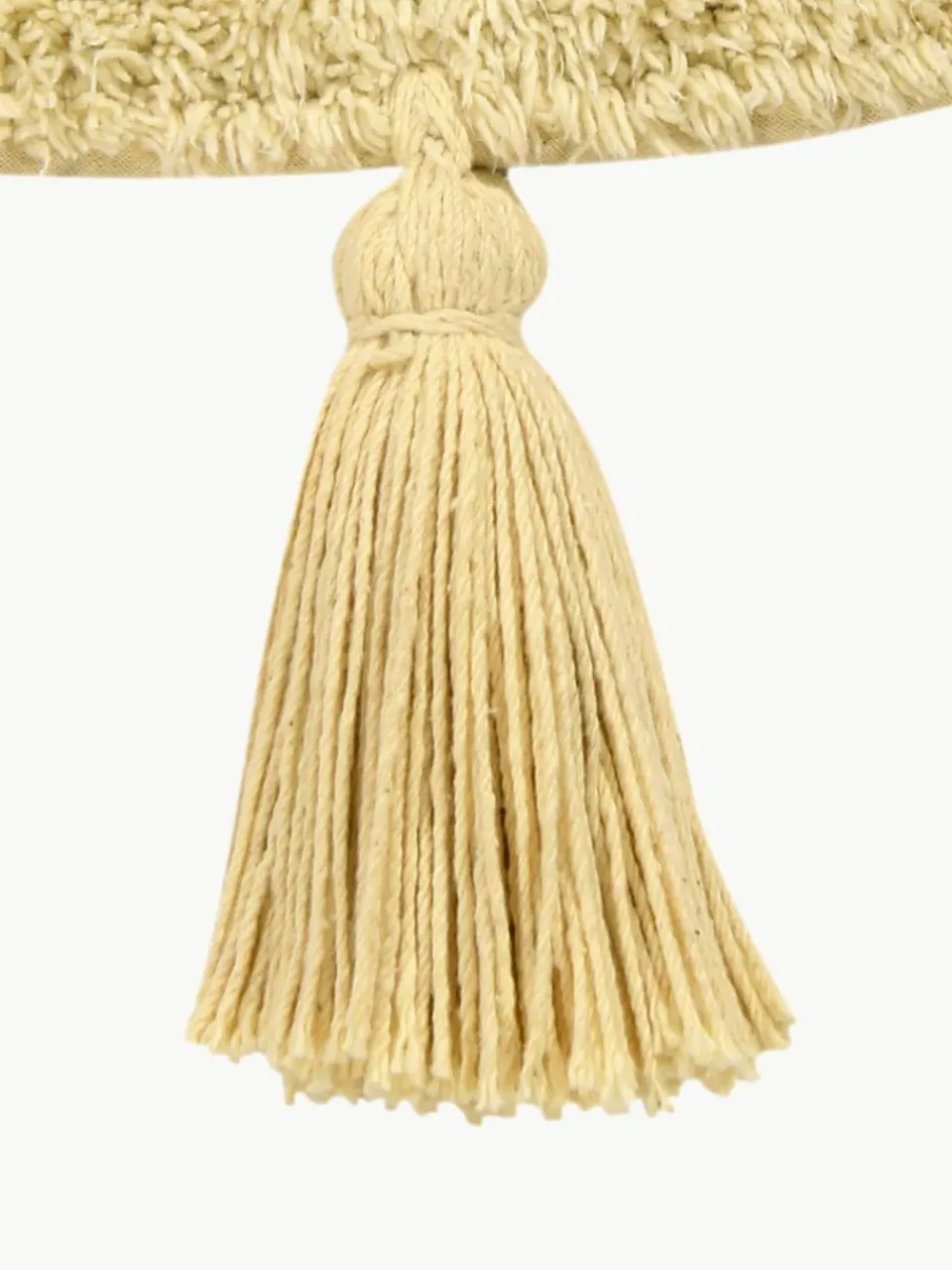 Handgeweven kindervloerkleed You're My Sunshine met kwastjes, wasbaar^Lorena Canals Fashion